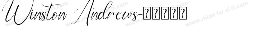 Winston Andrews字体转换